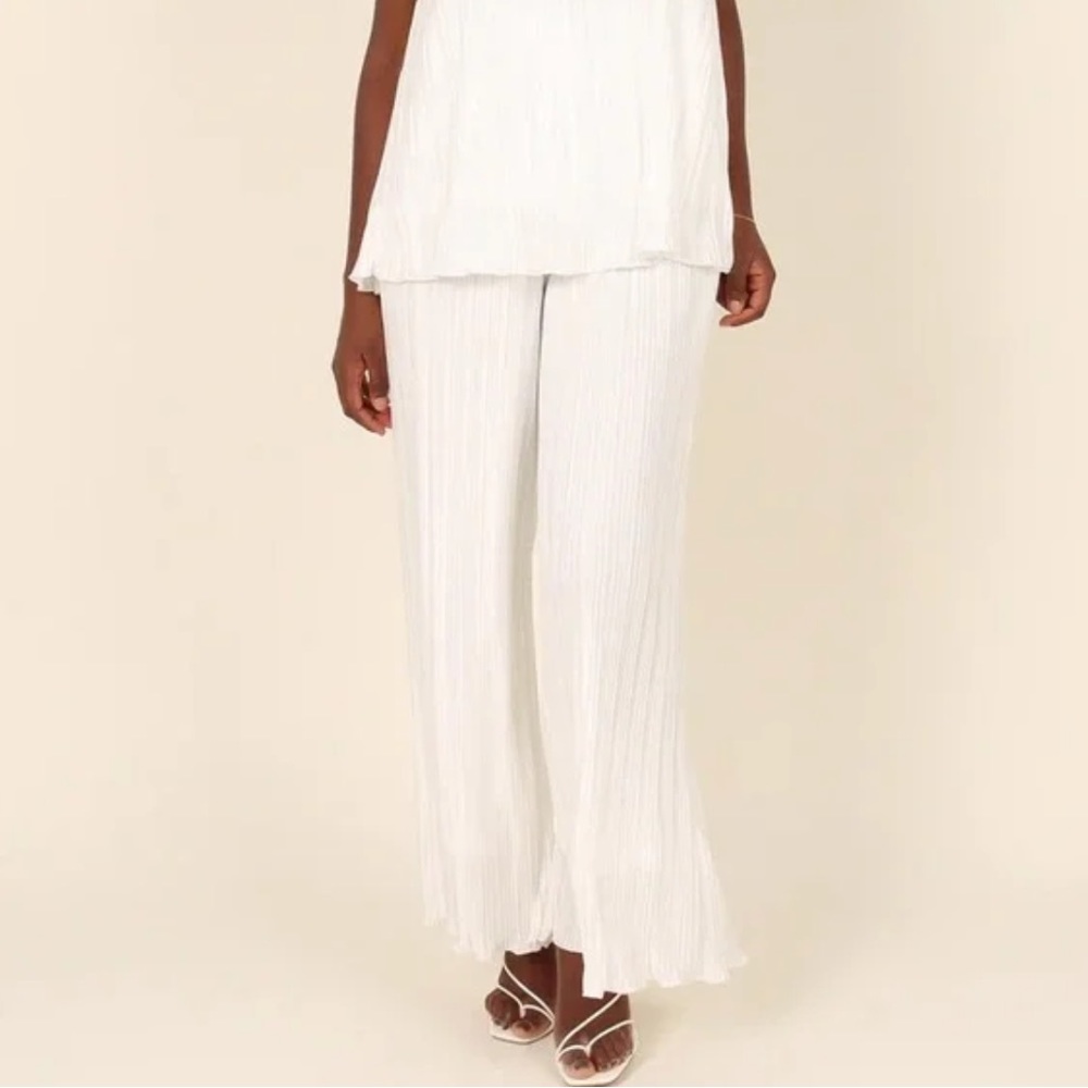 NWT Petal and Pup May White Flowy Pants